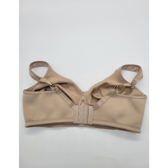 Playtex 18 Hour Tan Sleek & Smooth Full Figure Adjustable Wire Free Bra Size 38D - Picture 3 of 7